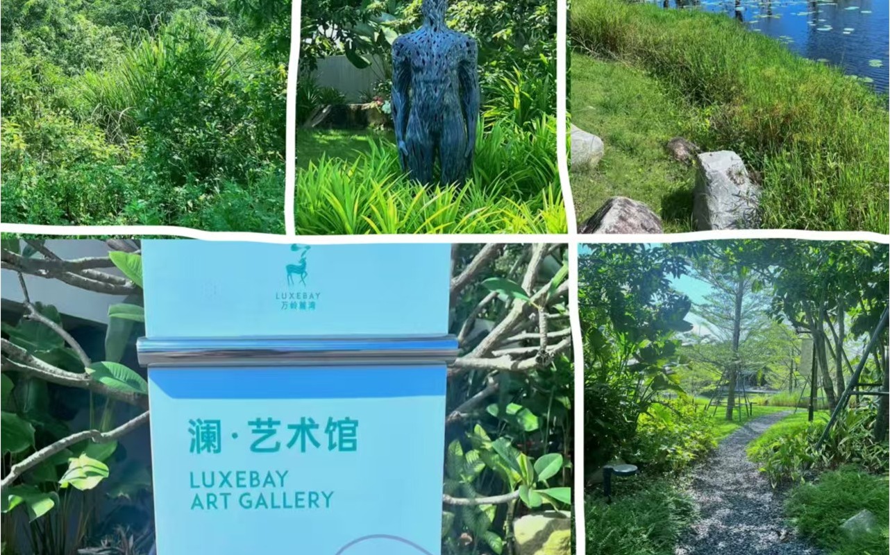 澜艺术馆入口与山林景观
